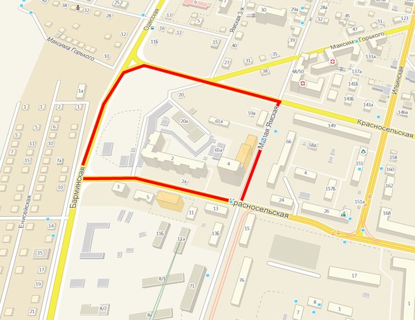 Планируемое место застройки под гостиничный комплекс